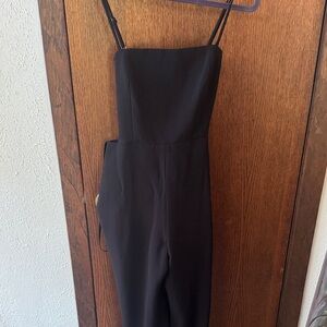 BCBGeneration Sleek Black Jumpsuit